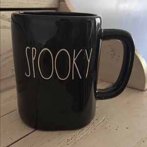 Rae Dunn Black Ceramic Dining Mugs